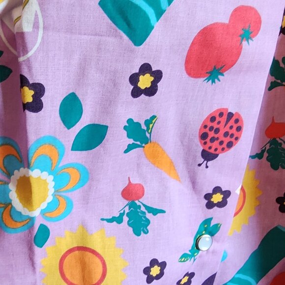 ANTHONY RICHARDS Women's Scrub Top Button Down/Front 2 Pockets Size 4XL NEW - Picture 4 of 6